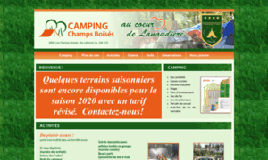 Campingchampsboises.net thumbnail