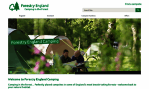Campingintheforest.co.uk thumbnail