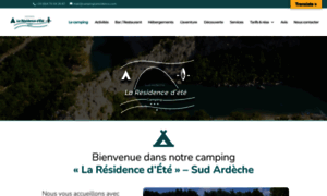 Campinglaresidence.com thumbnail