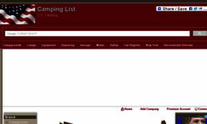 Campinglist.us thumbnail