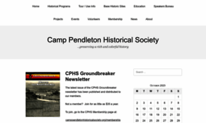 Camppendletonhistoricalsociety.org thumbnail