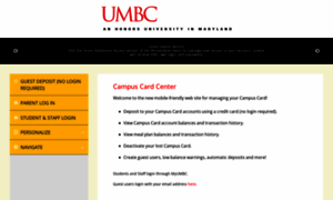Campuscard-selfservice.umbc.edu thumbnail