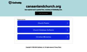 Canaanlandchurch.org thumbnail