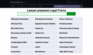 Canada.findlegalforms.com thumbnail