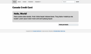 Canadacreditcard-free.blogspot.com thumbnail