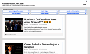 Canadafinancejobs.com thumbnail