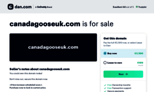 Canadagooseuk.com thumbnail