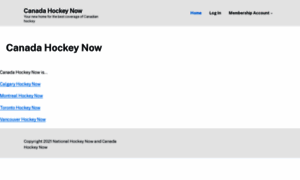 Canadahockeynow.com thumbnail