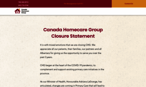 Canadahomecaregroup.ca thumbnail