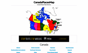 Canadaplacesmap.com thumbnail