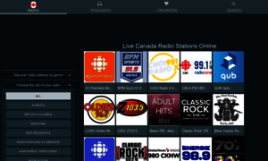 Canadaradiostations.com thumbnail