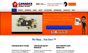 Canadasbestmortgage.com thumbnail