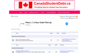 Canadastudentdebt.ca thumbnail