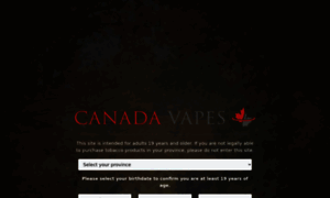 Canadavapes.com thumbnail