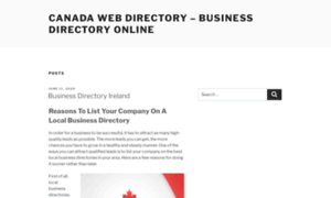 Canadawebdirectory.com thumbnail