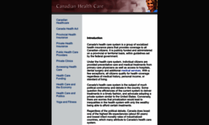 Canadian-healthcare.org thumbnail