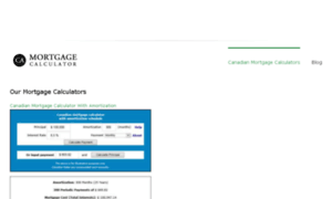 Canadian-mortgage-calculators.com thumbnail