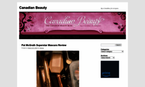 Canadianbeauty.com thumbnail