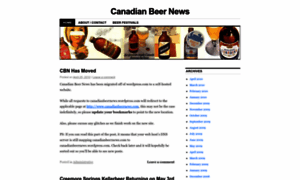 Canadianbeernews.wordpress.com thumbnail