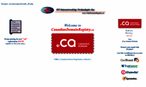 Canadiandomainregistry.ca thumbnail