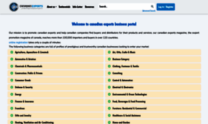 Canadianexports.org thumbnail
