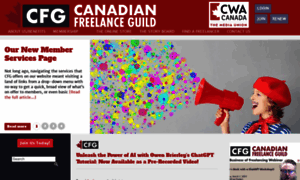 Canadianfreelanceguild.ca thumbnail