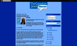 Canadianjewishnews.blogspot.com thumbnail