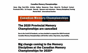 Canadianmemorychampionships.ca thumbnail