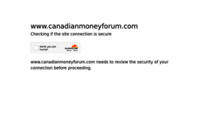 Canadianmoneyforum.com thumbnail
