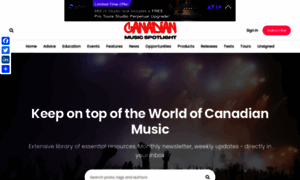 Canadianmusician.com thumbnail