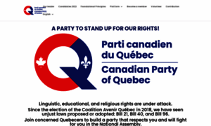 Canadianpartyquebec.com thumbnail