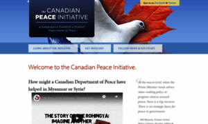 Canadianpeaceinitiative.ca thumbnail