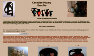 Canadianpotteryidentifier.com thumbnail