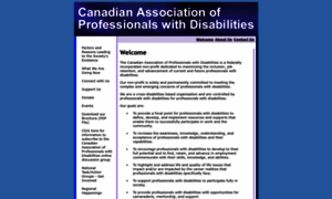 Canadianprofessionals.org thumbnail