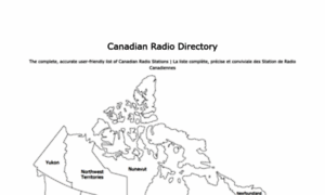Canadianradiodirectory.com thumbnail