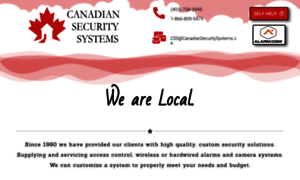 Canadiansecuritysystems.ca thumbnail