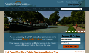 Canalbargecruises.com thumbnail