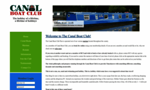 Canalboatclub.com thumbnail