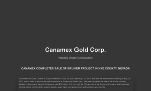 Canamexgold.com thumbnail