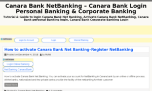 Canarabanknetbanking.com thumbnail