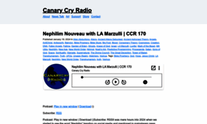 Canarycryradio.com thumbnail