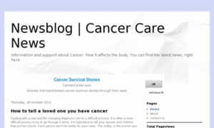 Cancer-newsblog.blogspot.com thumbnail