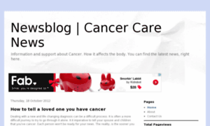 Cancer-newsblog.blogspot.in thumbnail