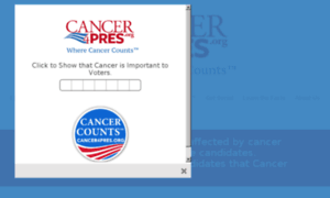 Cancer4pres.org thumbnail