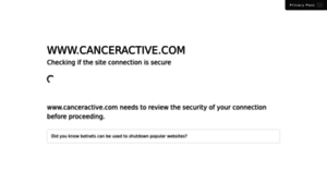 Canceractive.com thumbnail