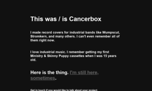 Cancerbox.com thumbnail