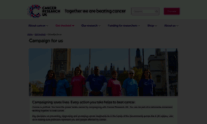 Cancercampaigns.org.uk thumbnail