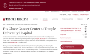 Cancercenter.templehealth.org thumbnail