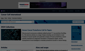 Cancerci.biomedcentral.com thumbnail