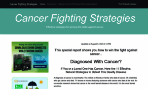 Cancerfightingstrategies.com thumbnail